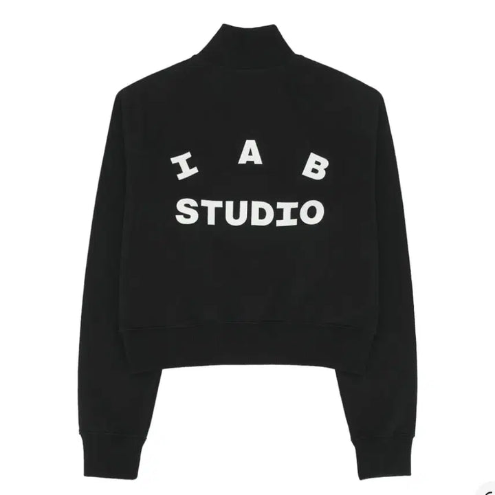 [BUNJANG] IAPP Studio Cropped Half-Zip Black OS / 미개봉 새제품 아이앱스튜디오 크롭 하프집업 블랙 os 120000원에 팝