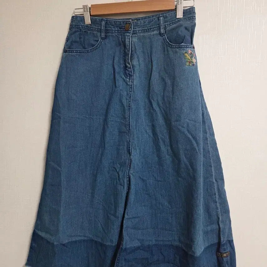 [BUNJANG] Thursday Island Vintage Denim Skirt / 써스데이아일랜드 빈티지 데님 스커트 25~26