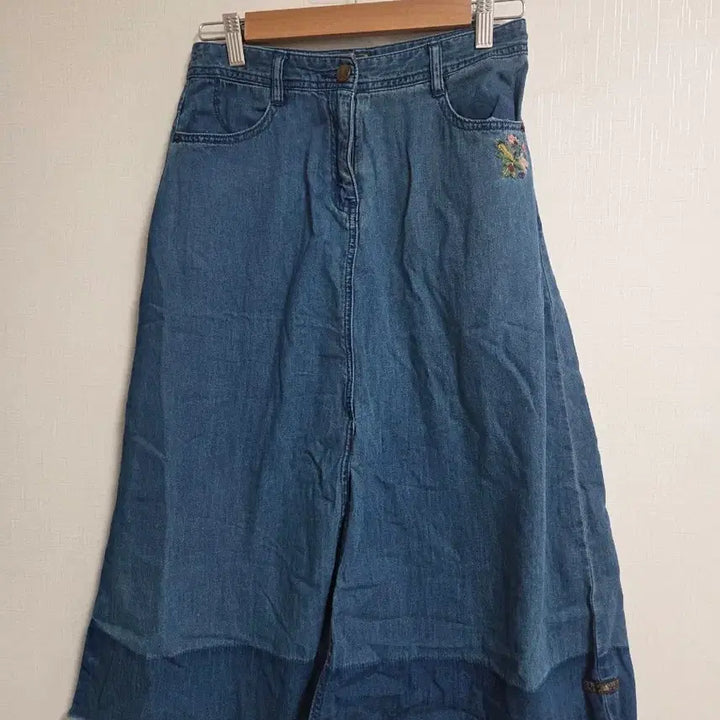 [BUNJANG] Thursday Island Vintage Denim Skirt / 써스데이아일랜드 빈티지 데님 스커트 25~26