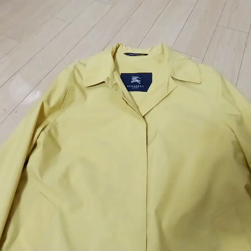 [BUNJANG] Burberry Yellow Trench Coat / 버버리 옐로우 트렌치코트