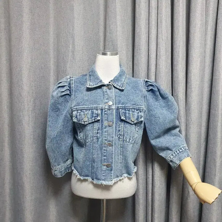 [BUNJANG] Puff Denim Jacket / 퍼프 데님 자켓