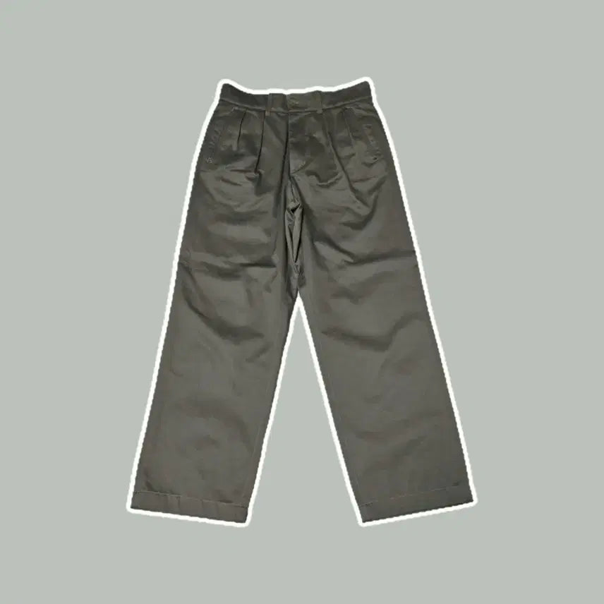 [BUNJANG] Roughside Flap Pants Mud Size 1 / 러프사이드 플랩 팬츠 머드 1사이즈