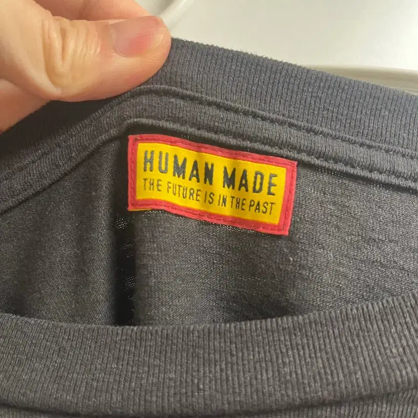 [BUNJANG] Human Made Black Long Sleeve T-Shirt / 휴먼메이드 검정색 긴팔 티셔츠