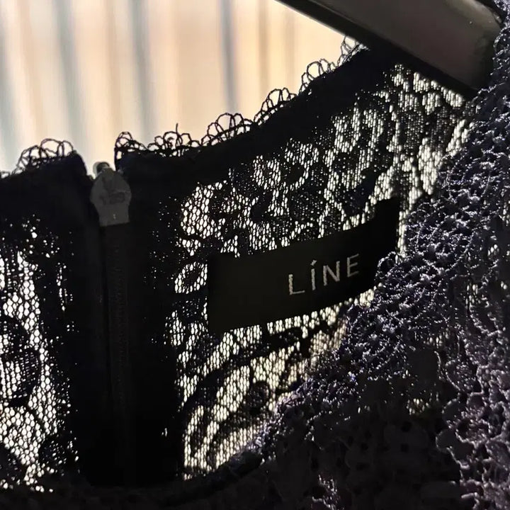 [BUNJANG] Black Lace Dress / 백화점 라인 검정 레이스 원피스