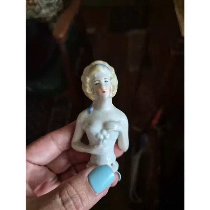 [BUNJANG] Vintage Half Doll with Blue Hairband / 빈티지 하프돌(블루 헤어밴드)