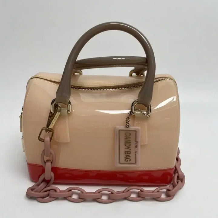 [BUNJANG] Furla Candy Jelly Shoulder Bag with Chain / Furla 훌라 캔디 젤리백 숄더백 체인