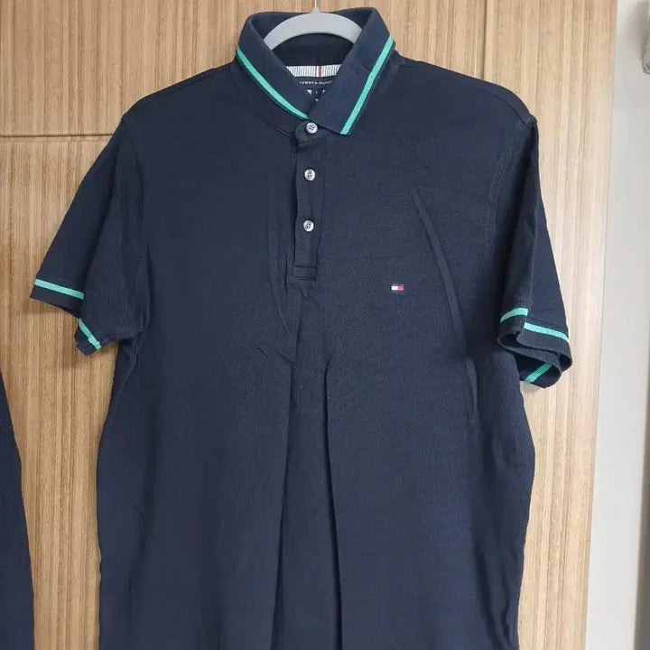 [BUNJANG] Tommy Hilfiger 1985 Polo Slim Fit T-Shirt Navy / 타미힐피거 1985 폴로 슬림핏 L