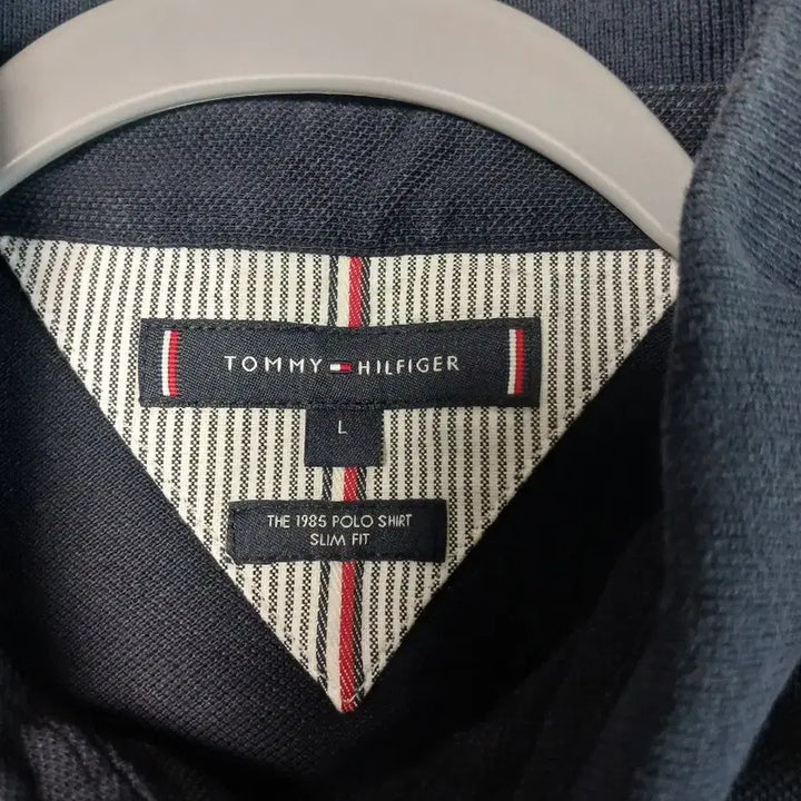 [BUNJANG] Tommy Hilfiger 1985 Polo Slim Fit T-Shirt Navy / 타미힐피거 1985 폴로 슬림핏 L