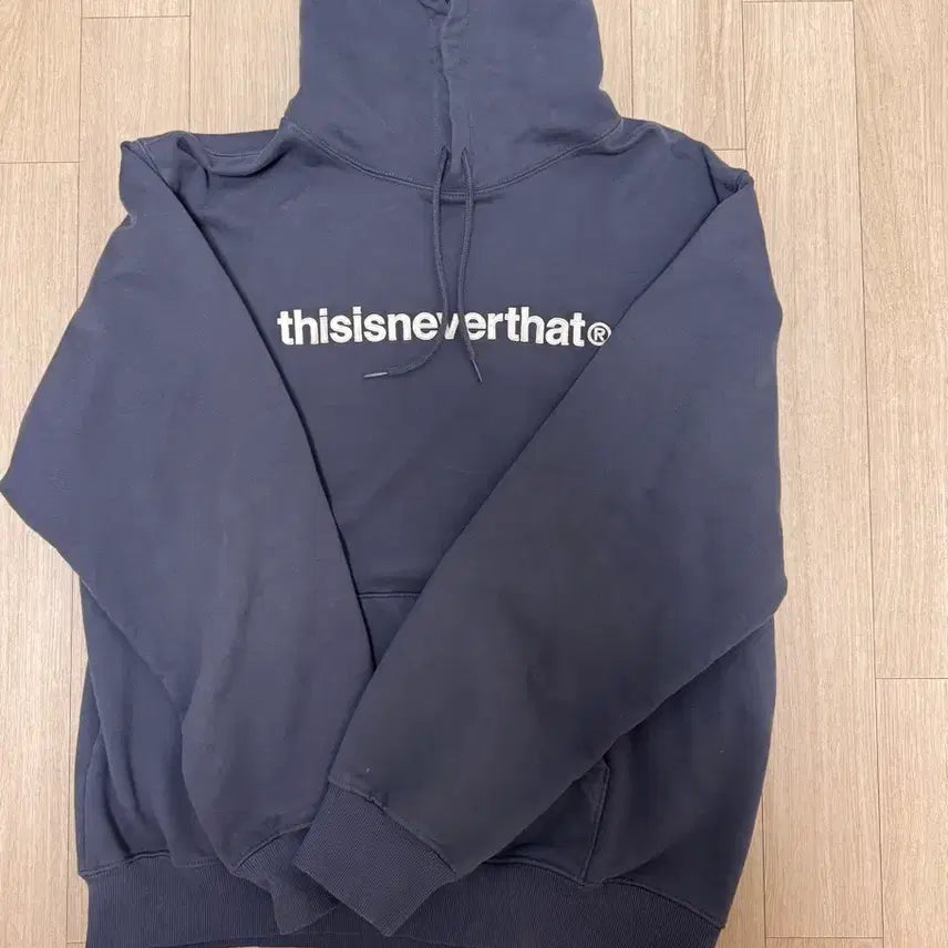 [BUNJANG] thisisneverthat Charcoal Hoodie / 디스이즈네버댓 차콜 후드티