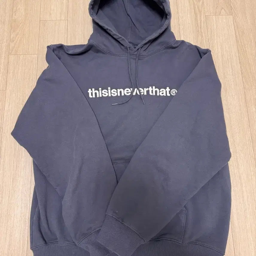 [BUNJANG] thisisneverthat Charcoal Hoodie / 디스이즈네버댓 차콜 후드티