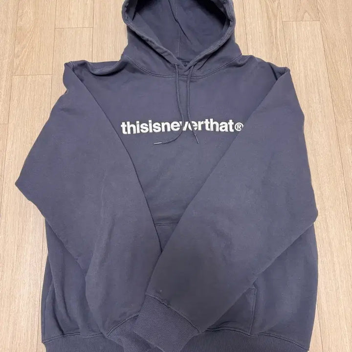 [BUNJANG] thisisneverthat Charcoal Hoodie / 디스이즈네버댓 차콜 후드티