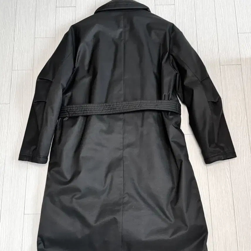 [BUNJANG] Maison Minéd Belted Long Down Coat Black M / 메종미네드 벨티드 롱 다운 코트 블랙