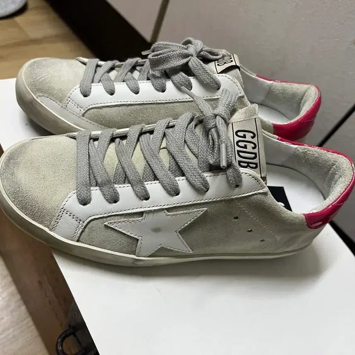 [BUNJANG] Golden Goose Superstar Pink Tab Sneakers / 골든구스 스니커즈 GGDB 핑크탭