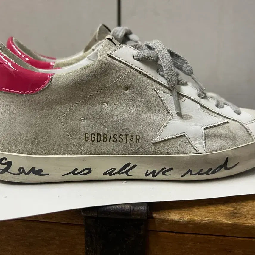 [BUNJANG] Golden Goose Superstar Pink Tab Sneakers / 골든구스 스니커즈 GGDB 핑크탭