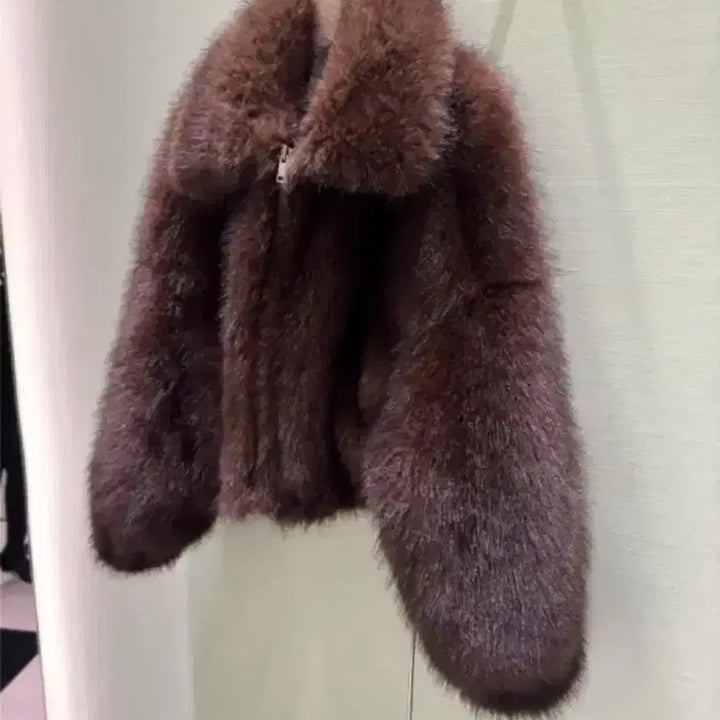 [BUNJANG] Myob Aspen Faux Fur Bomber Jacket / 마이아이코 Aspen Faux Fur Bomber Jacket