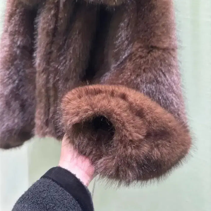 [BUNJANG] Myob Aspen Faux Fur Bomber Jacket / 마이아이코 Aspen Faux Fur Bomber Jacket