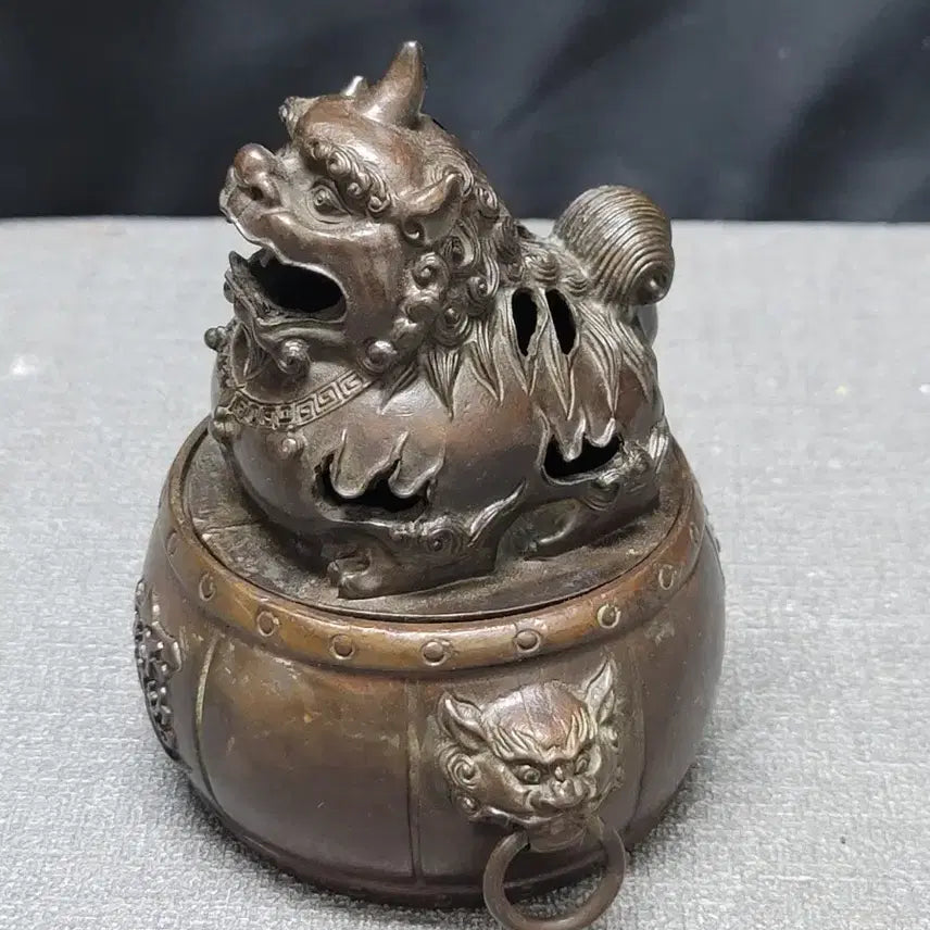 [BUNJANG] Bronze Haechi Incense Burner / 청동 해태 향로