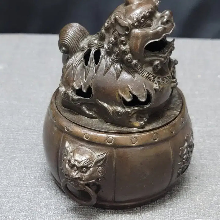 [BUNJANG] Bronze Haechi Incense Burner / 청동 해태 향로