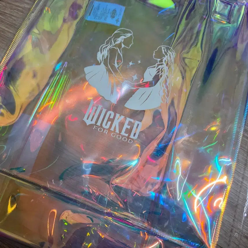 [BUNJANG] Wicked Hologram Transparent Bag / 위키드 Wicked 홀로그램 투명 가방