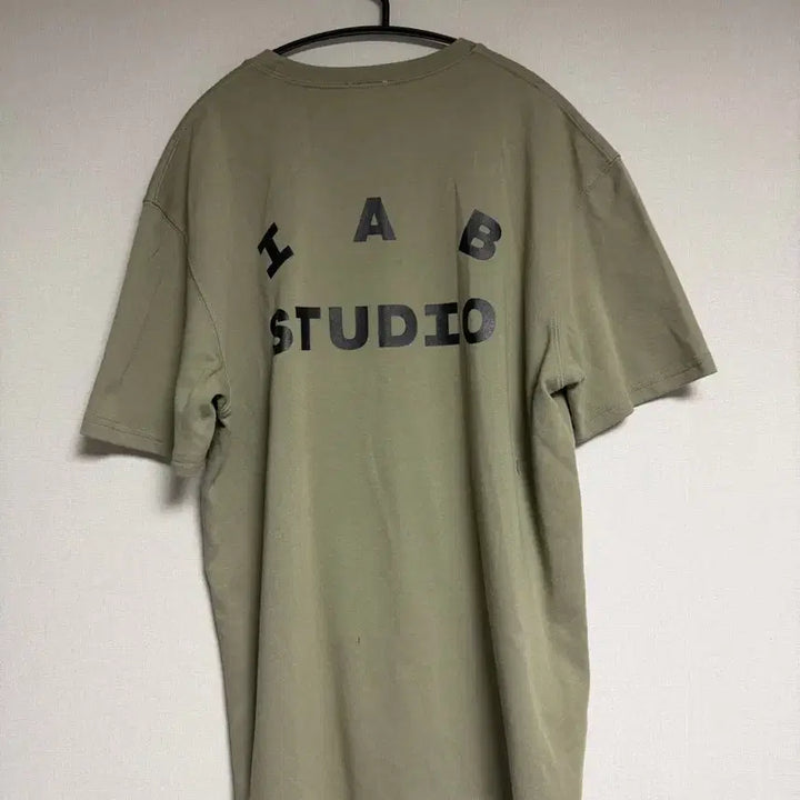 [BUNJANG] IAB Studio Short Sleeve T-Shirt Olive Green L / 아이앱 반팔 올리브 그린 L
