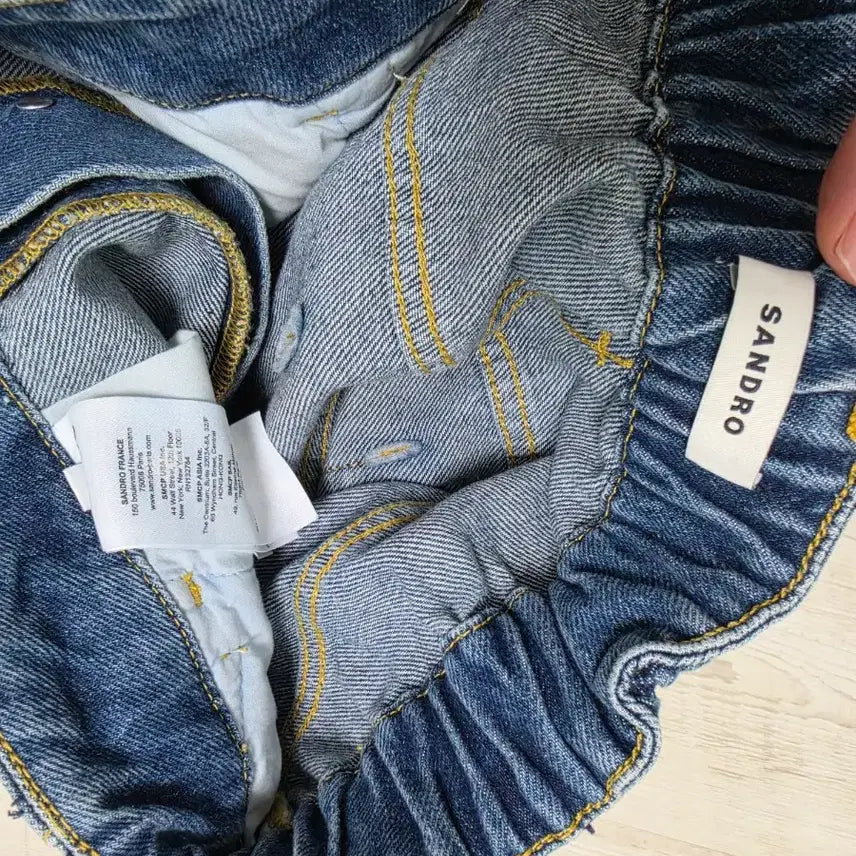 [BUNJANG] Sandro Homme Button-Fly Denim Shorts Size 31 / 산드로옴므 데님 반바지 31사이즈 버튼플라이 상태 최상