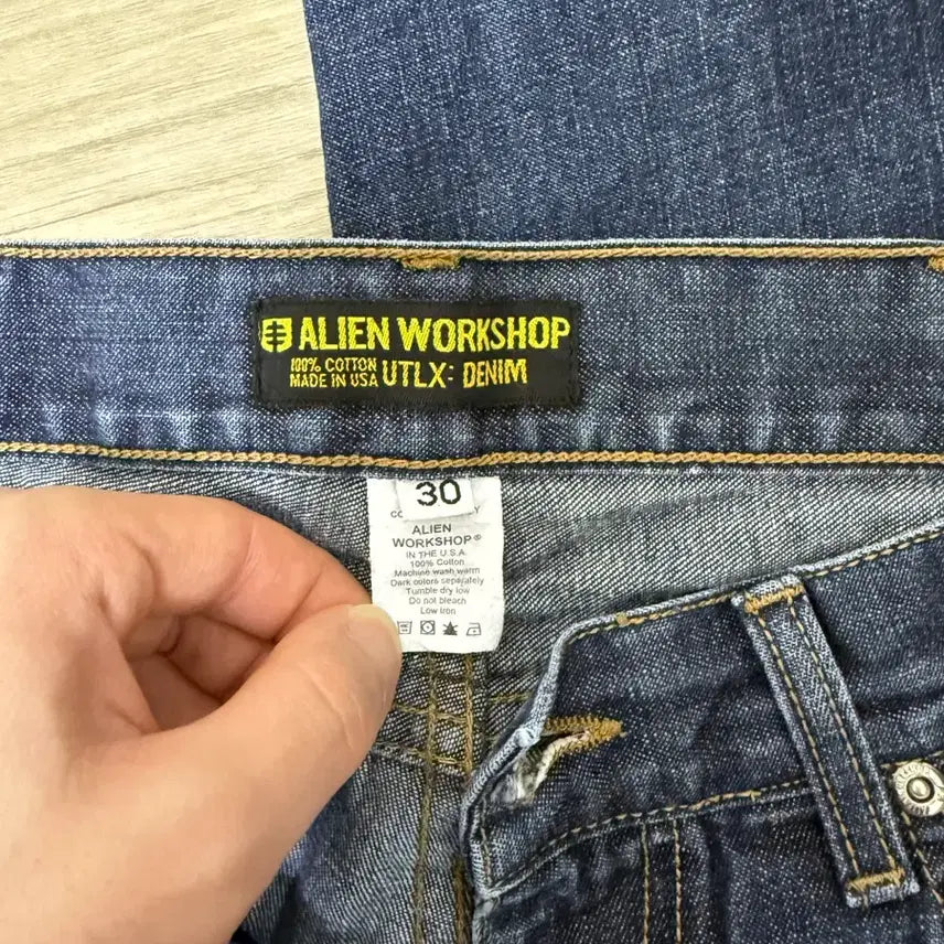 [BUNJANG] 90s Alien Workshop UTLX Denim Jeans / 90년도 에일리언 워크샵 UTLX DENIM U.S.A