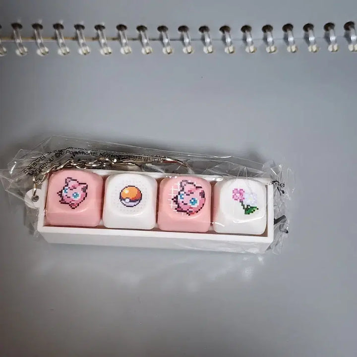 [BUNJANG] Tony Moly Pikachu Keycap Keychain - Purin / 올리브영 토니모리 포켓몬 키캡 키링 - 푸린