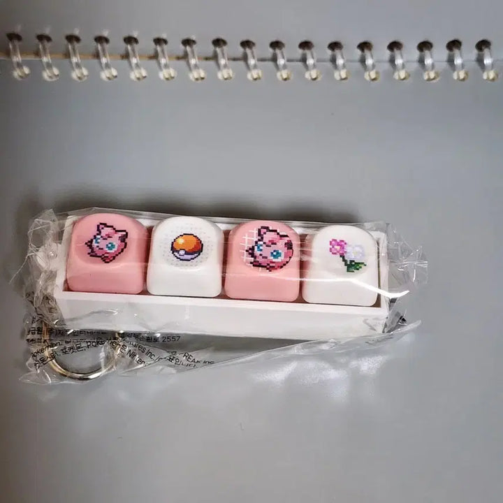 [BUNJANG] Tony Moly Pikachu Keycap Keychain - Purin / 올리브영 토니모리 포켓몬 키캡 키링 - 푸린