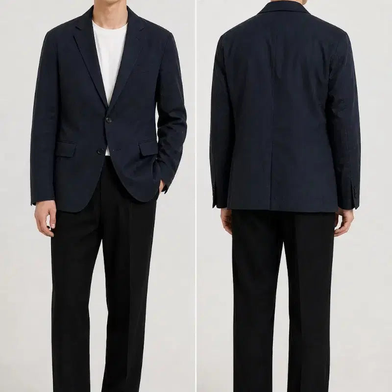 [BUNJANG] Theory Navy Single Jacket (Size 38 / Recommended 95-100) / 띠어리 Theory 네이비 싱글 자켓 38 / 95~100 추천
