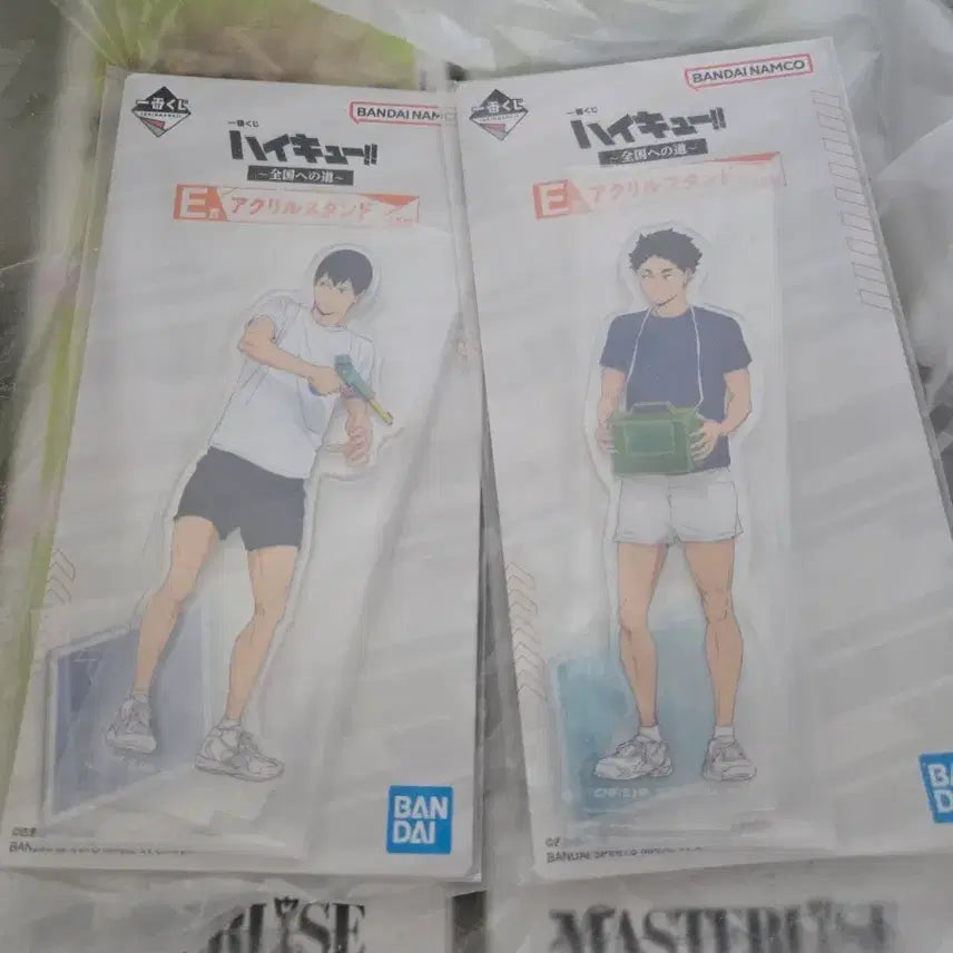 [BUNJANG] Haikyuu!! Lottery E Clear Acrylic Stand Set Kageyama &amp; Akaashi / 하이큐 쿠지 E상 카게야마 아카아시 아크릴 스탠드 일괄 판매합니다