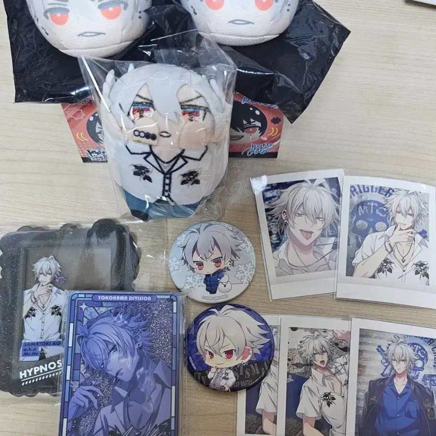 [BUNJANG] Hypnosis Mic Samatoki Bundle Set (Manju, Mocchi, Paca, Colotta, Can Badge) / [일괄] 히프마이 힢마 사마토키 모찌 만쥬 파샤 유사코롯타 코롯토 캔뱃지