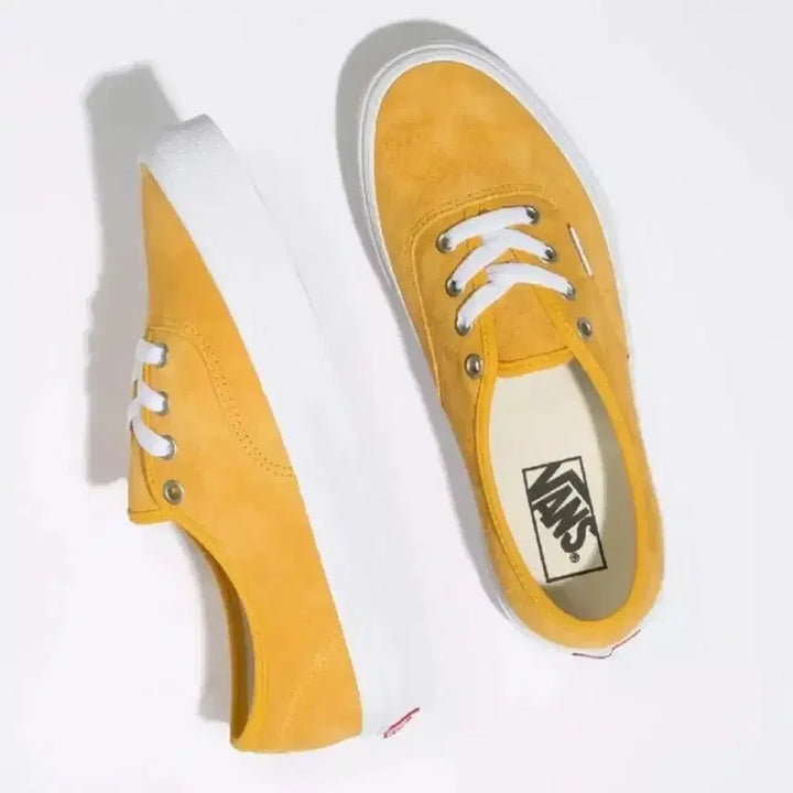 [BUNJANG] Vans Authentic Pig Suede Mango Yellow Sneakers / 반스 어센틱 피그 스웨이드 망고 235 노랑색 스니커즈 운동화