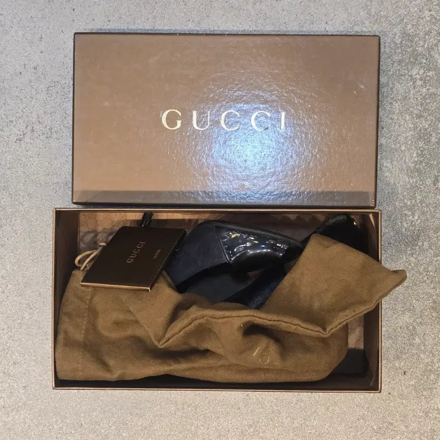 [BUNJANG] Gucci Patent Leather Interlocking G Logo Pumps Size 36.5 / 구찌 페이던트 레더 인터로킹 G로고 펌프스 36.5
