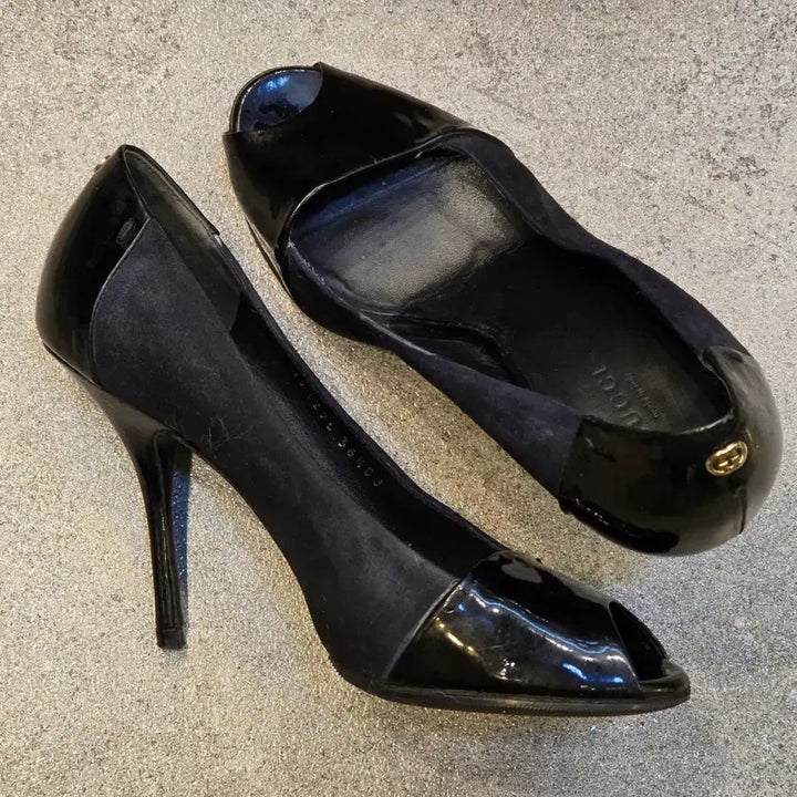 [BUNJANG] Gucci Patent Leather Interlocking G Logo Pumps Size 36.5 / 구찌 페이던트 레더 인터로킹 G로고 펌프스 36.5