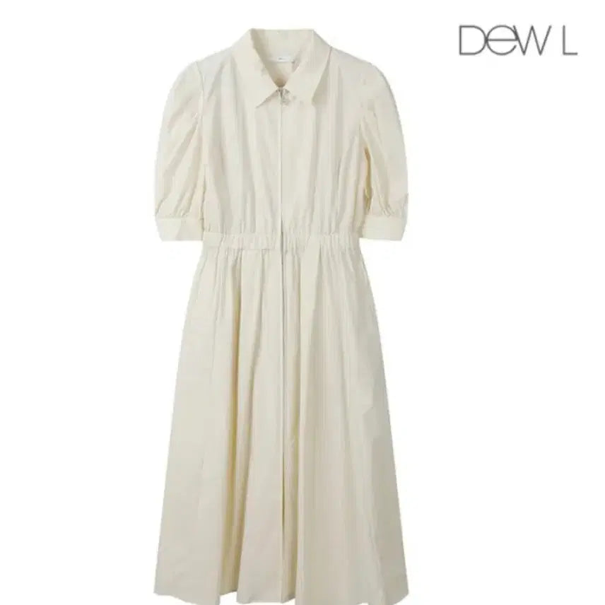 [BUNJANG] DEWL Long Zip-Up Maxi Dress / 듀엘 롱 집업 롱 원피스 여름 원피스