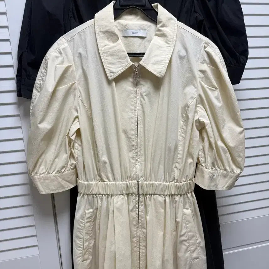 [BUNJANG] DEWL Long Zip-Up Maxi Dress / 듀엘 롱 집업 롱 원피스 여름 원피스