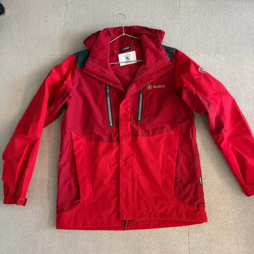 [BUNJANG] Aigle Red Jacket M / AIGLE 레드 자켓 M