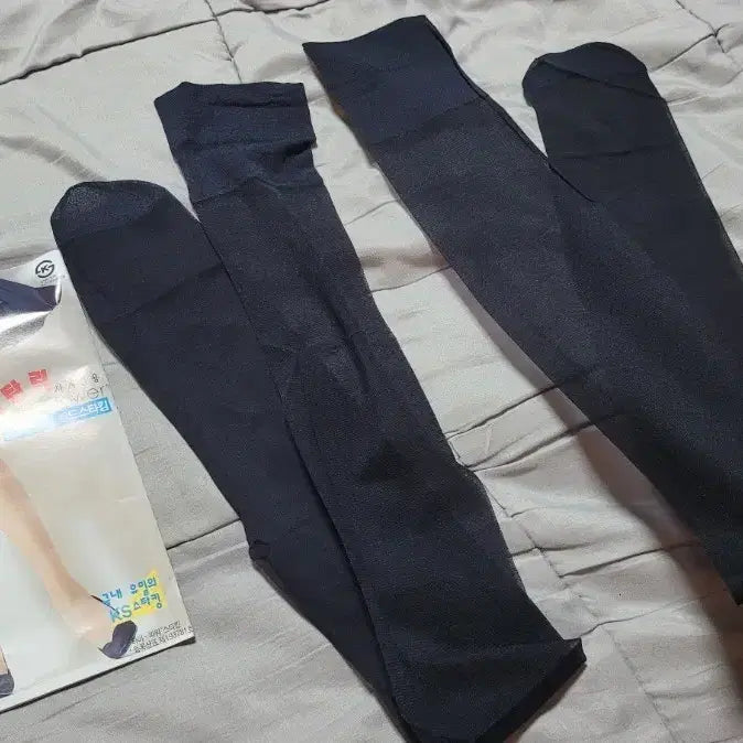 [BUNJANG] Silver Bell Garter Stockings Set (10 Pairs) / 실버벨 스타킹 검스밴드 누드토 새상품 챡샷확인 10장셋트