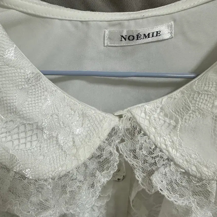 [BUNJANG] Noemie Ribbon Blouse White Pink M / 리본x)노에미 블라우스 흰핑 m 지뢰계 양산형 양지뢰