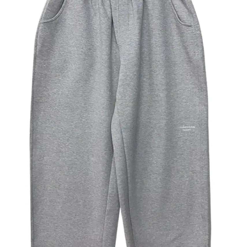 [BUNJANG] Undermycar Classic Logo Baggy Fit Sweatpants Mélange Grey / 언더마이카 무.163 클래식 로고 배기 핏 스웻 팬츠 멜란지 그레이