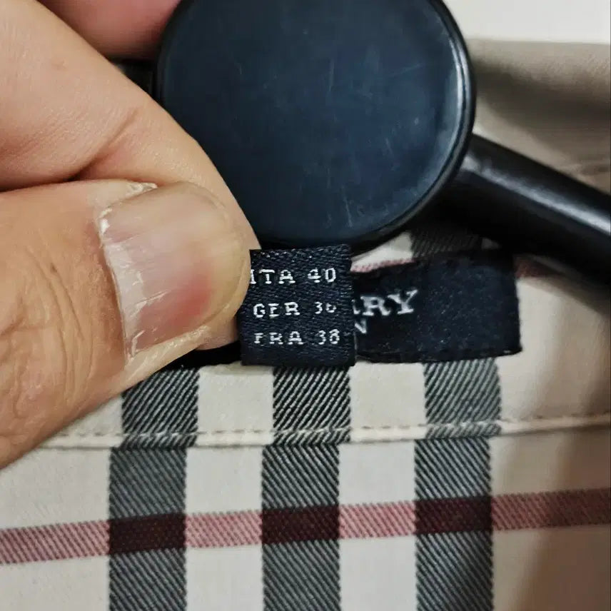 [BUNJANG] Burberry London Nova Check Shirt Dress / 55~66 버버리 런던 노바체크 셔츠 원피스