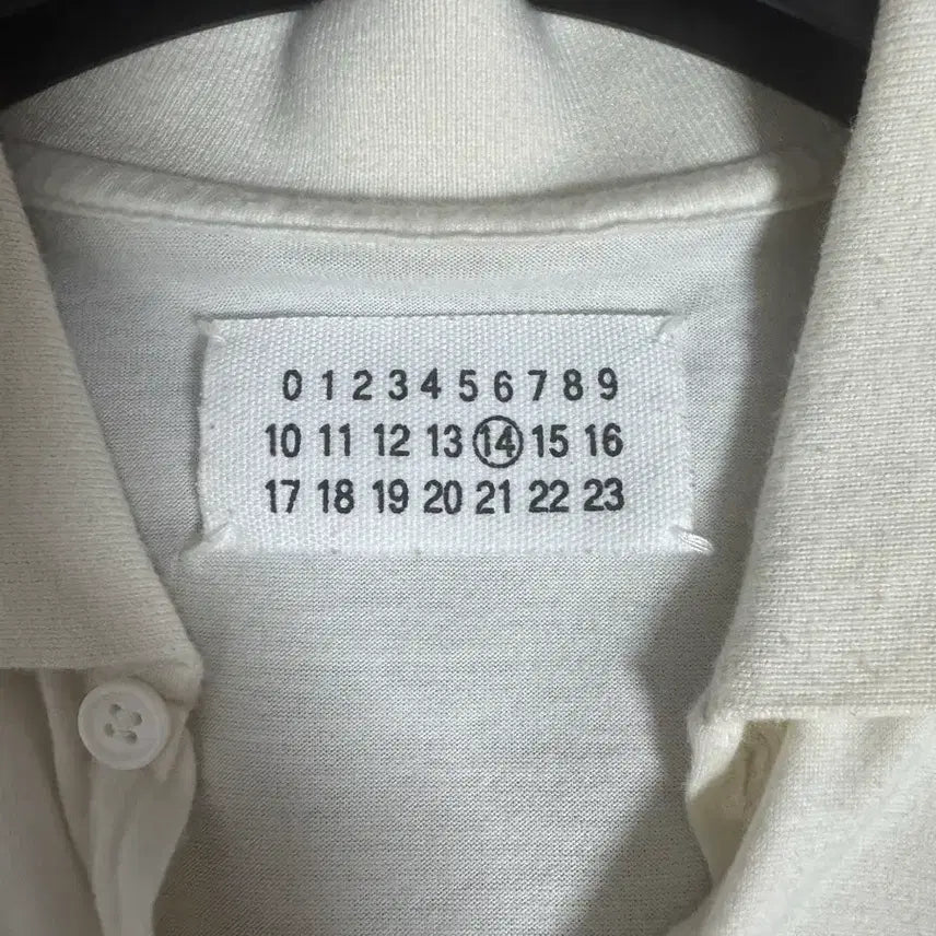 [BUNJANG] Maison Margiela Polo Shirt Off-White / 메종 마르지엘라 폴로티셔츠