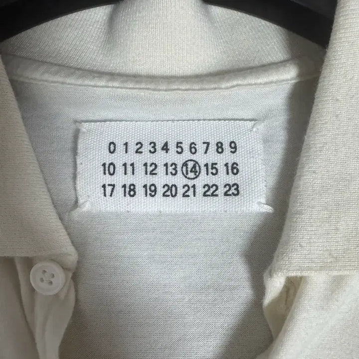 [BUNJANG] Maison Margiela Polo Shirt Off-White / 메종 마르지엘라 폴로티셔츠