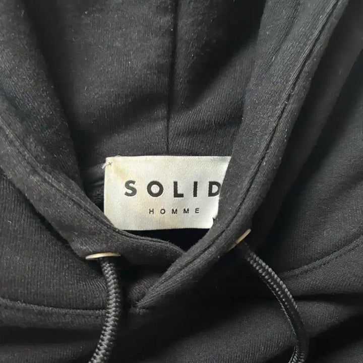 [BUNJANG] Solid Homme Black Hoodie / 솔리드옴므 블랙 후드 46 100-105사이감