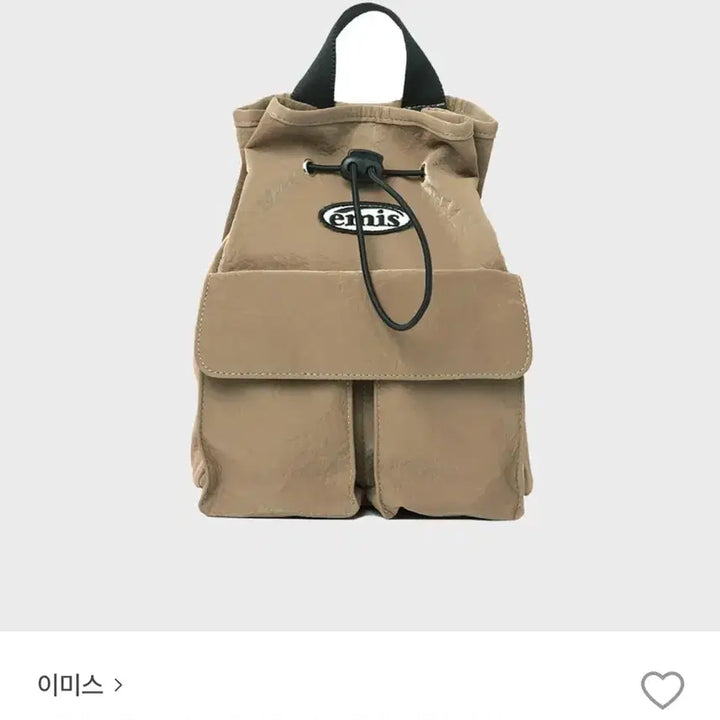 [BUNJANG] emis Mini Wappen Backpack / [emis] 미니 와펜 백팩