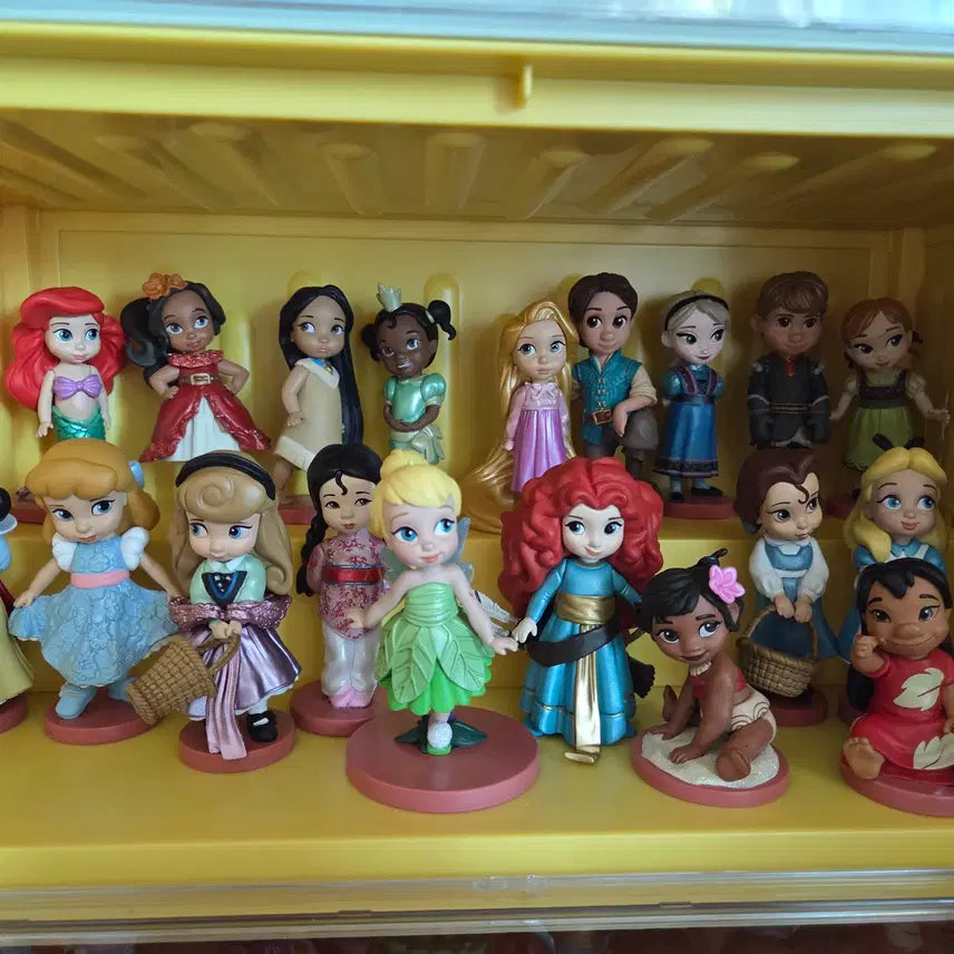[BUNJANG] Disney Baby Doll Princess Figure Set (20 Pieces) / 디즈니 베이비돌 공주 피규어 20세트