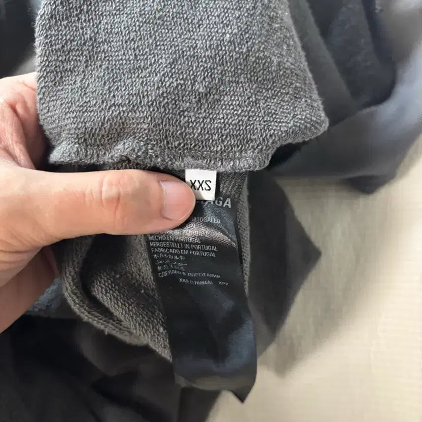 [BUNJANG] Balenciaga Wave Logo Hoodie Charcoal XXS / 발렌시아가 웨이브 로고 후드티 XXS 차콜