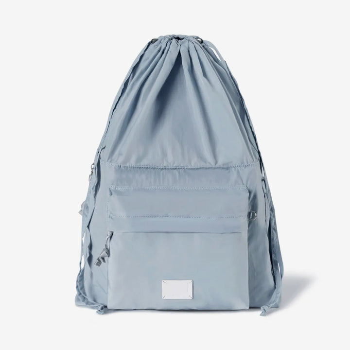 [BUNJANG] Fennec Drawstring Backpack Light Blue / 페넥 드로우스트링 백팩 라이트블루