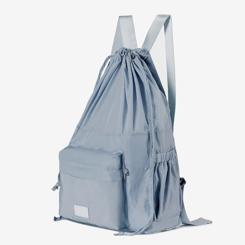 [BUNJANG] Fennec Drawstring Backpack Light Blue / 페넥 드로우스트링 백팩 라이트블루