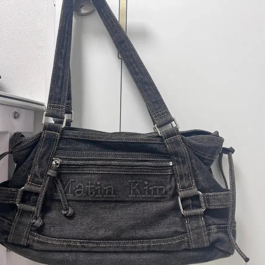 [BUNJANG] Matinkim Washed Denim Square Bag / 마뗑킴 워시드 데님 스퀘어백